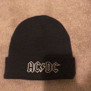AC/DC Black Logo Beanie